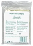 Izotermická folie 220 x 140 cm, stříbro/zlato
