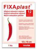 Náplast Fixaplast warm, hřejivá, 12 x 16 cm, 1 ks