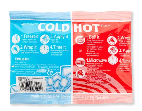 Mueller Reusable Cold/Hot Pack, chladivý/hřejivý sáček, 12 x 15 cm