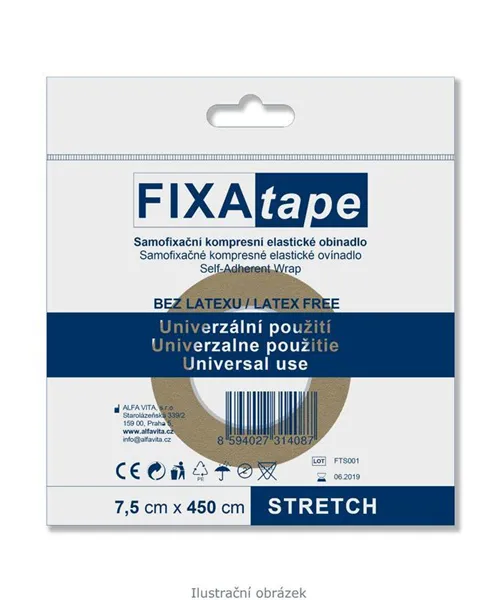 Fixatape Stretch 5 x 450 cm, tělový