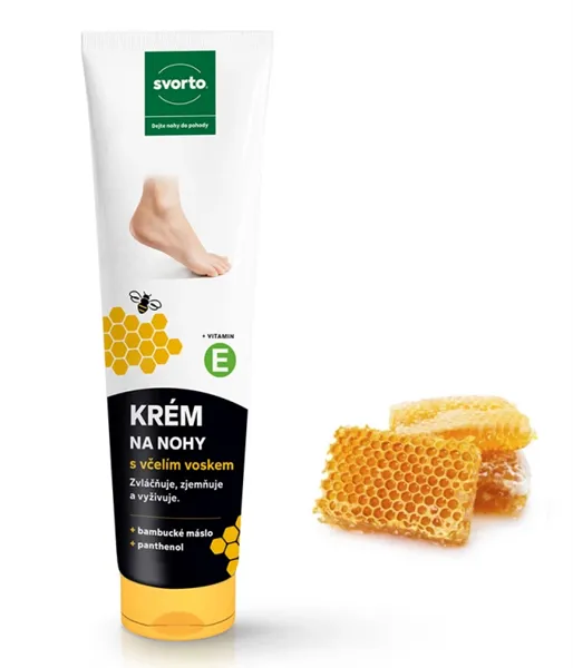 Krém na nohy se včelím voskem 100 ml