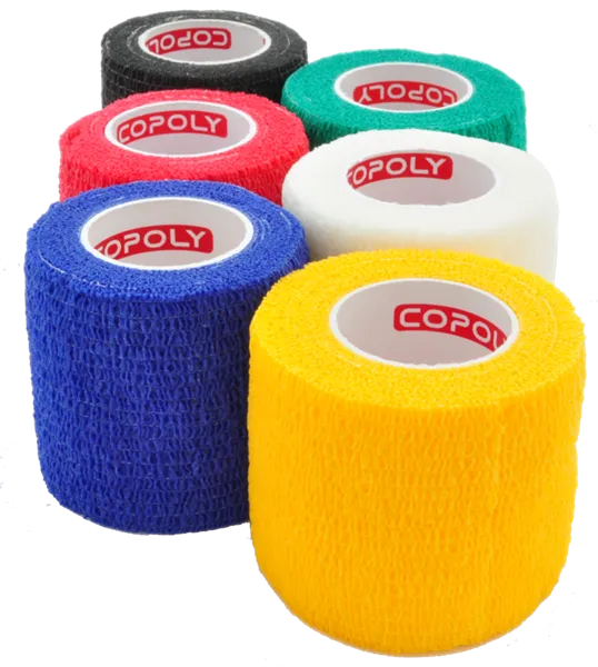 Samofixační bandáž Copoly 7,5 x 450 cm, Mix standart ( 12 ks)
