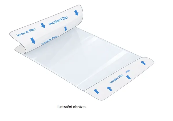 Incizní fólie ag plus s antimikrobiální vrstvou 65X45 cm, 10 ks, sterilní
