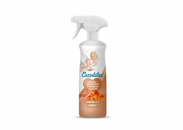 Osvěžovač vzduchu Coccolatevi a čistící prostředek 750 ml Santalové dřevo + jantar