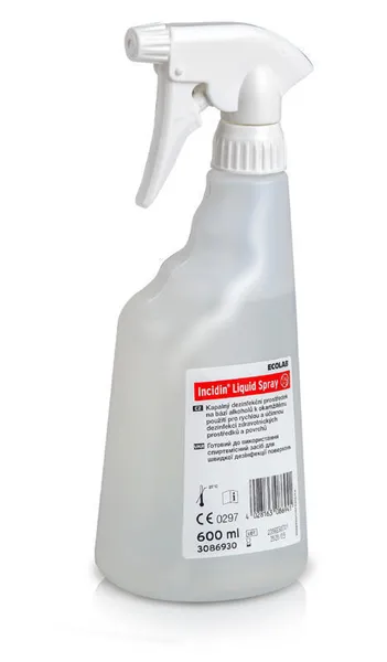 Incidin liquid 600 ml se sprayovým aplikátorem