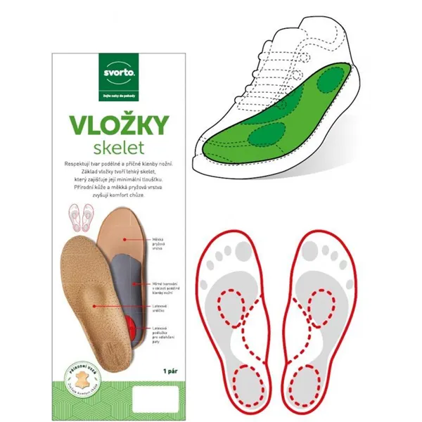 Vložky skelet pánské vel. 44 