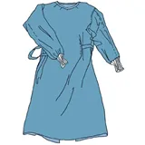 Plášť operační, sterilní, vel L, normál-22,(1 absorpční utěrka-40cmx40 cm)