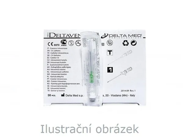 Intravenózní kanyla bez portu s křídly, G16, 45 mm, doprodej