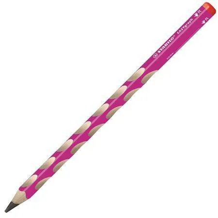 Stabilo Easy graph P HB Tužka pro praváky - růžová