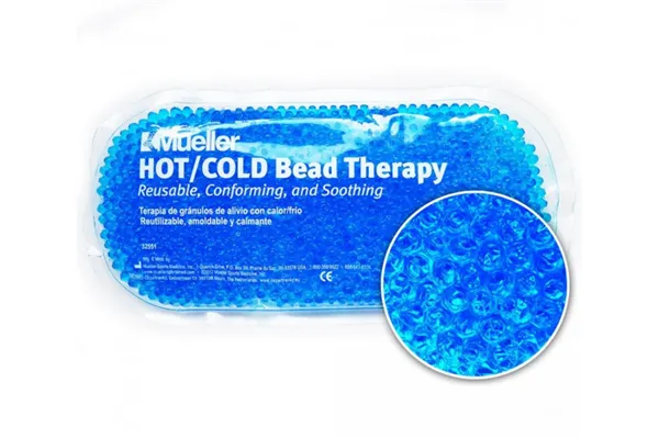 Mueller Hot / Cold Bead - Chladivý / hřejivý sáček s gelovými perličkami - modrý