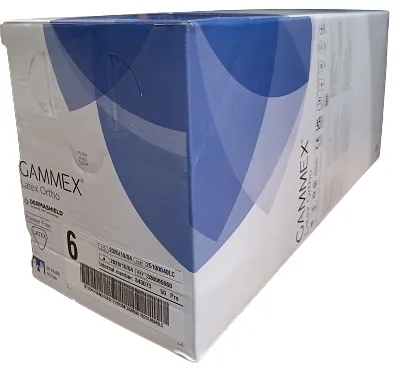 Rukavice operační, bezpudrové GAMMEX Latex Ortho vel. 6,0