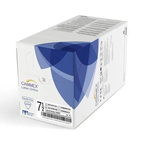 Rukavice operační GAMMEX Latex Ortho, bezpudrové, vel. 7,5 (ks=pár)