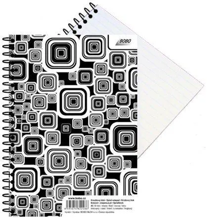 Bobo blok black/White A5 50 listů