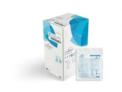 Rukavice NESTERILNÍ, operační GAMMEX PI Hybrid, bezpudrové, vel. 7,5 (ks=pár)
