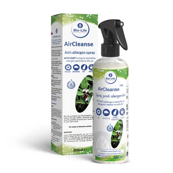 Air Cleanse sprej proti pylům a dalším alergenům 250 ml