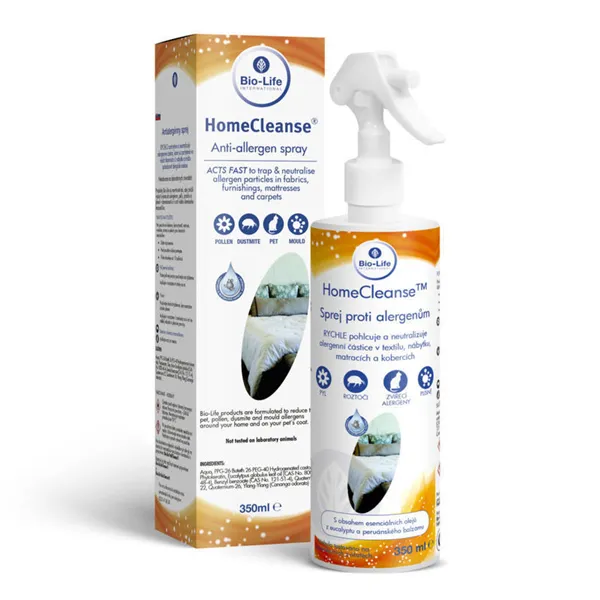 Home Cleanse sprej proti roztočům a dalším alergenům 350 ml