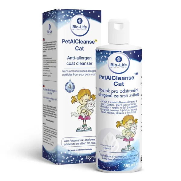 Petal Cleanse/Cat odstraňovač alergenů z koček, papoušků nebo hlodavců 350 ml