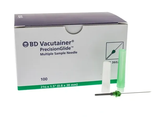 Jehla zelená Vacutainer 0,8 x 38 mm