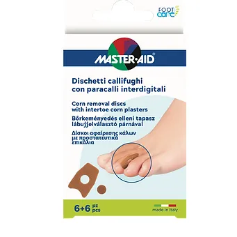 FOOT Care Náplasti na kuří oka mezi prsty 6+6ks
