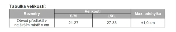Bandáž předloktí vel. S/M 8322 béžová