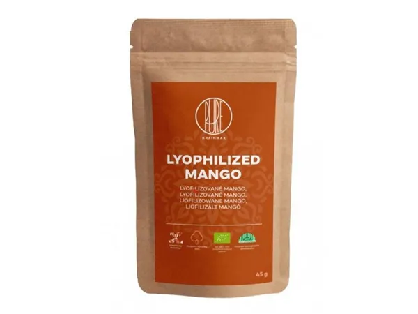 BrainMax Pure Lyofilizované mango, BIO, 45 g