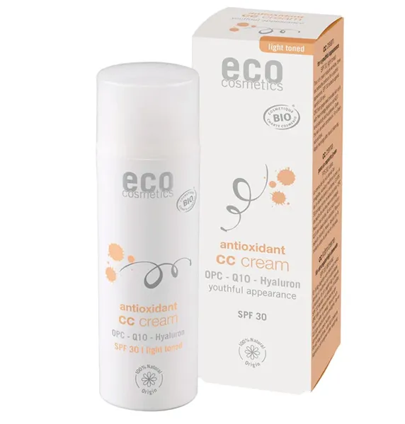 Eco Cosmetics CC krém SPF 30 BIO - light (50 ml)