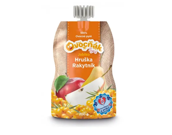 Hruškové pyré s rakytníkem 200g