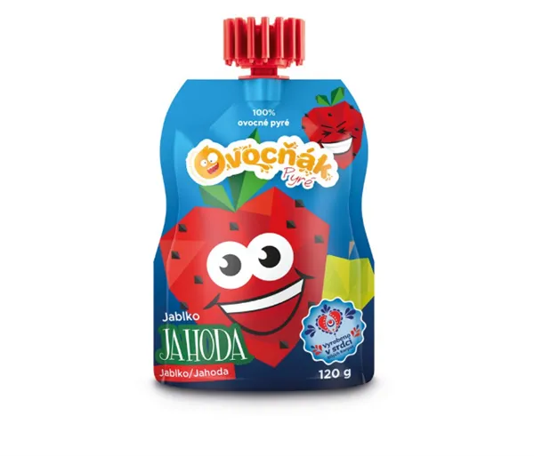 Jahodové pyré 120g