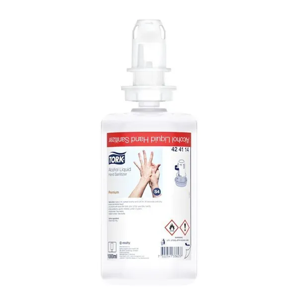 Dezinfekční prostředek Tork Alcohol tekutý, S4, 1000 ml