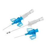 Kanyla i.v. Introcan Safety 3, G22, 0,9x25 mm, modrá, s křidélky