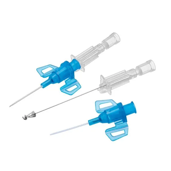 Kanyla i.v. Introcan Safety 3, G22, 0,9x25 mm, modrá, s křidélky