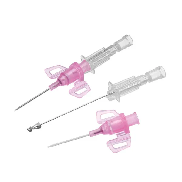 Kanyla i.v. Introcan Safety 3,G20,1,1x 32 mm, růžová, s křidélky