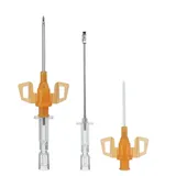 Kanyla i.v. Introcan Safety 3, 14G, 2,2x50 mm, oranžový, s křidélky