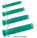 Injekční stříkačka 20ml, Luer, zelená