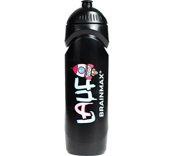 BrainMax láhev na kolo a sport, bidon, černá, 750 ml