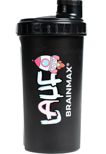 LAUF plastový shaker (šejkr), černý, 700 ml