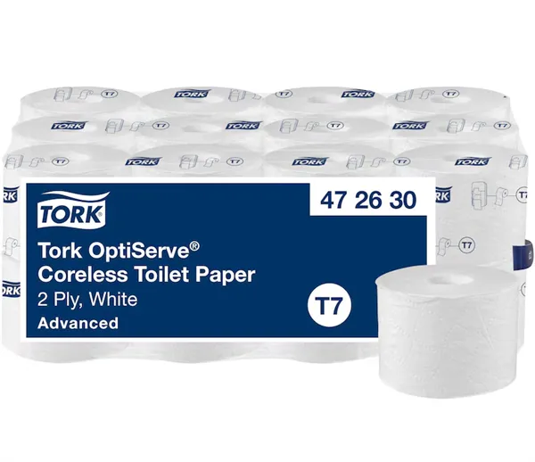 Toaletní papír bezdutinkový, 2 vrst., Tork OptiServe, T7