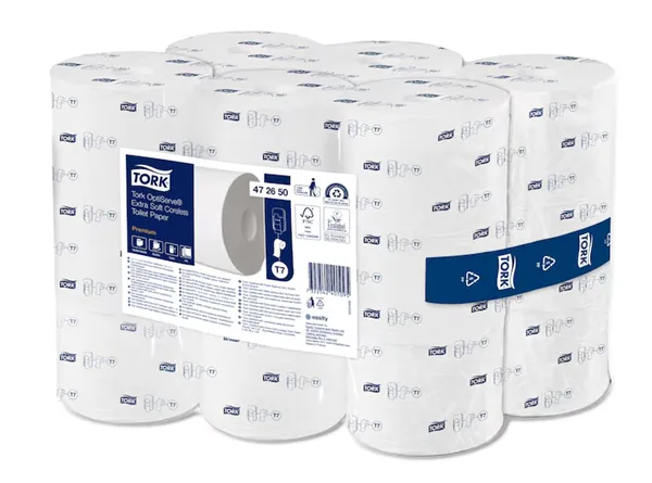 Toaletní papír extra jemný bezdutinkový, 3 vrst., Tork OptiServe, T7