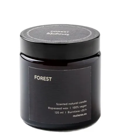 Mulieres Vonná svíčka ve skle - Les (120 ml)