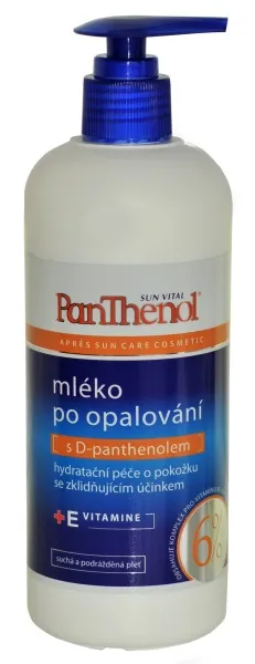 Panthenol 6% tělové mléko po opalování 400ml