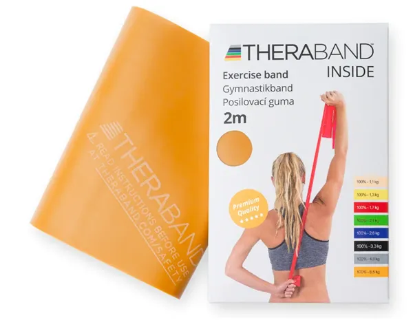 Thera-Band posilovací guma 2 m, zlatá, max. silná