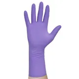 Rukavice Nitril Xtra Safeskin, prodloužené, fialové, M, bezprašné