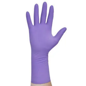 Rukavice Nitril Xtra Safeskin, prodloužené, fialové, L, bezprašné