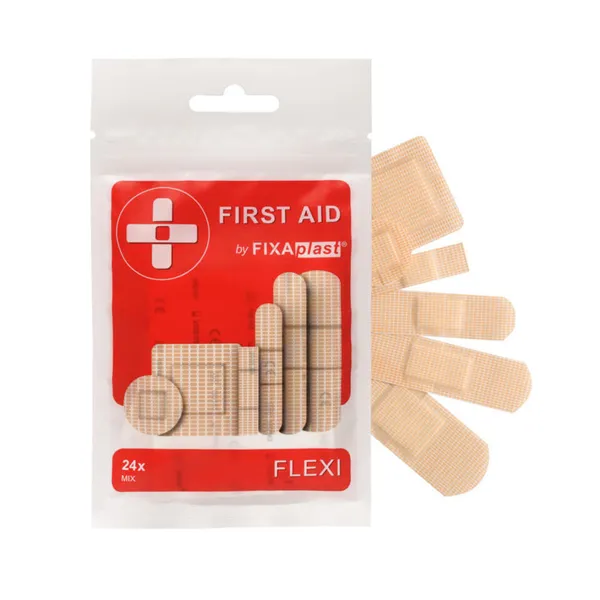 FIXAplast FIRST AID FLEXI náplast classic MIX, 24 ks

