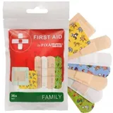 FIXAplast FIRST AID FAMILY náplast MIX, 36 ks



