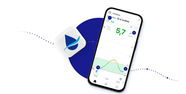 CareSens Air senzor pro kontinuální měření glykémie, i-sens 