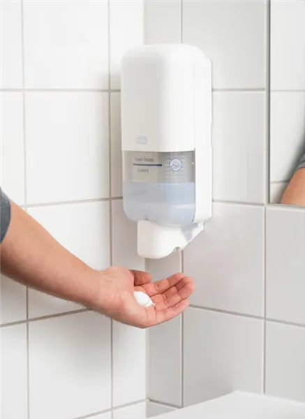 Tork zásobník na mýdla a dezinfekční prostředky, bílý, S4