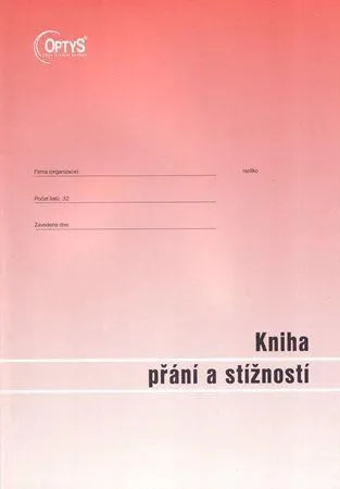 Kniha přání a stížností A4