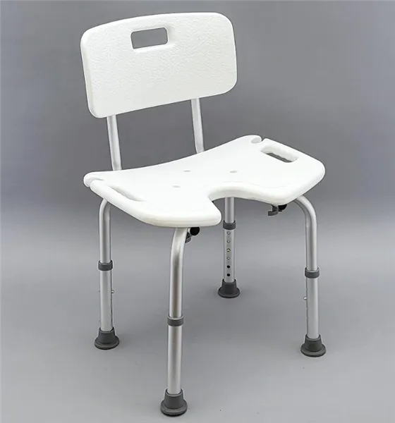 Židle do sprchy s hygienickým výřezem nos. 120kg