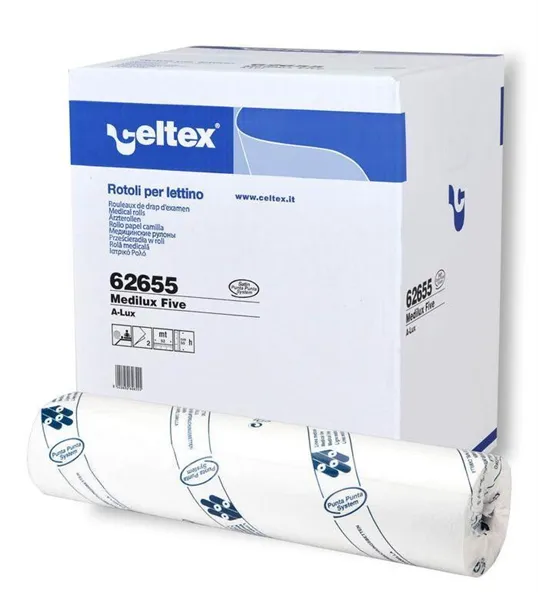 Podložka na vyšetřovací lůžka CELTEX Medilux Five / role na vyšetřovací lůžka 50 cm, dutinka 4 cm
